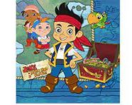 Jake and the Neverland Pirate Beverage Napkins